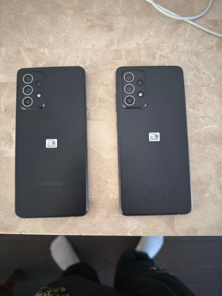 Twee Samsung Galaxy A52s 5G 128GB (LEES OMSCHIJVING), Telecommunicatie, Mobiele telefoons | Samsung, Zwart, Touchscreen, Ophalen of Verzenden