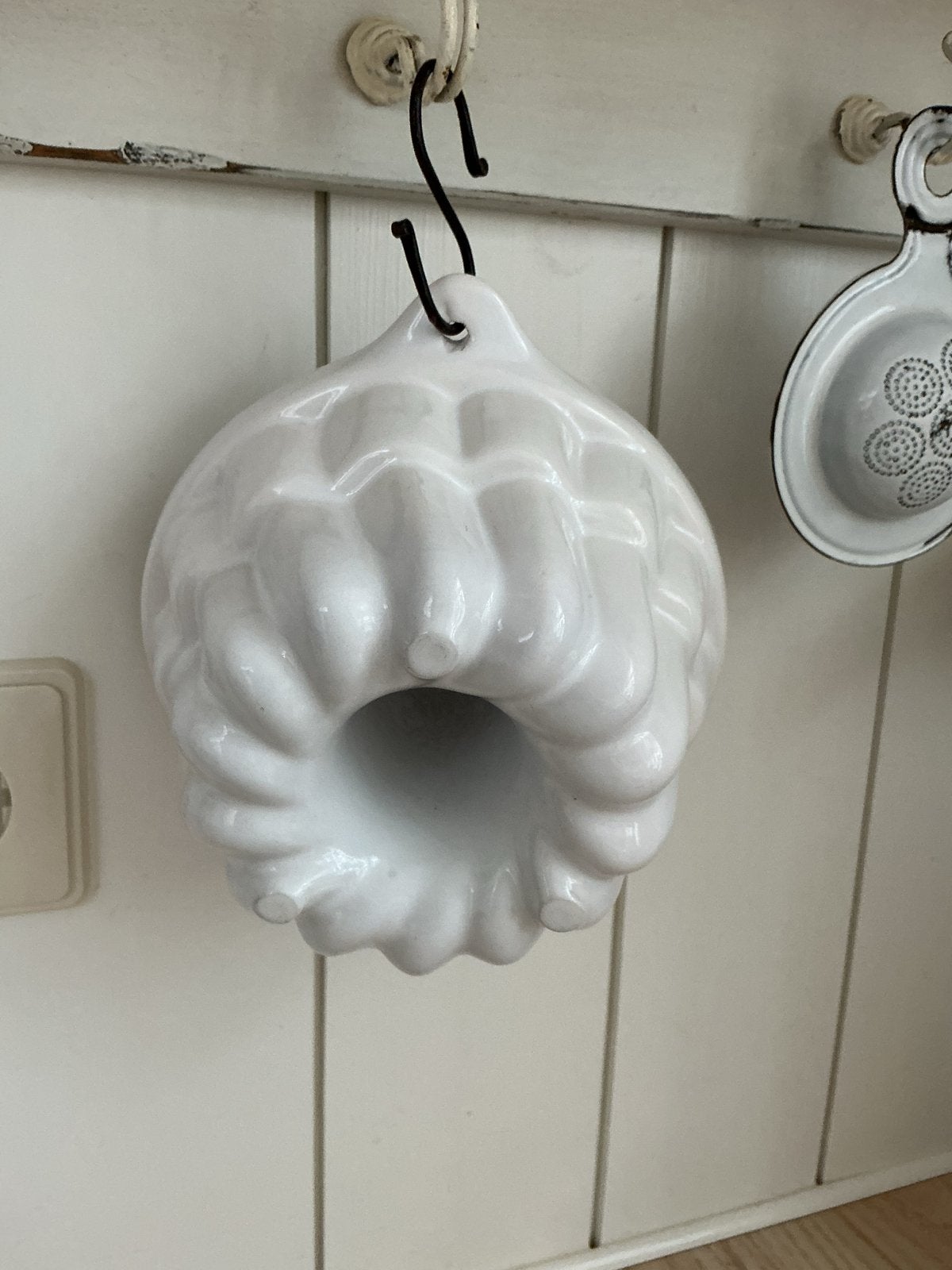 Vintage Aardewerken Puddingvorm - 17 cm diameter, Ophalen of Verzenden