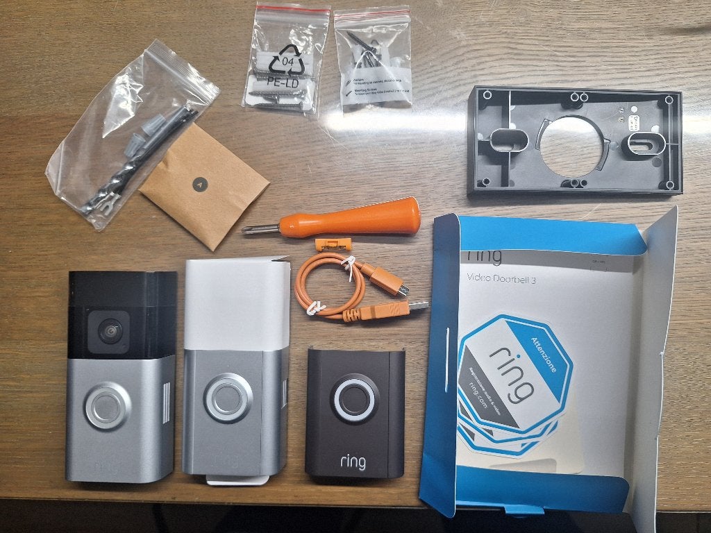 Ring video deurbell 3 en plus (2 st.), Huis en Inrichting, Ophalen of Verzenden, Ingebouwde camera, Gebruikt, Draadloos