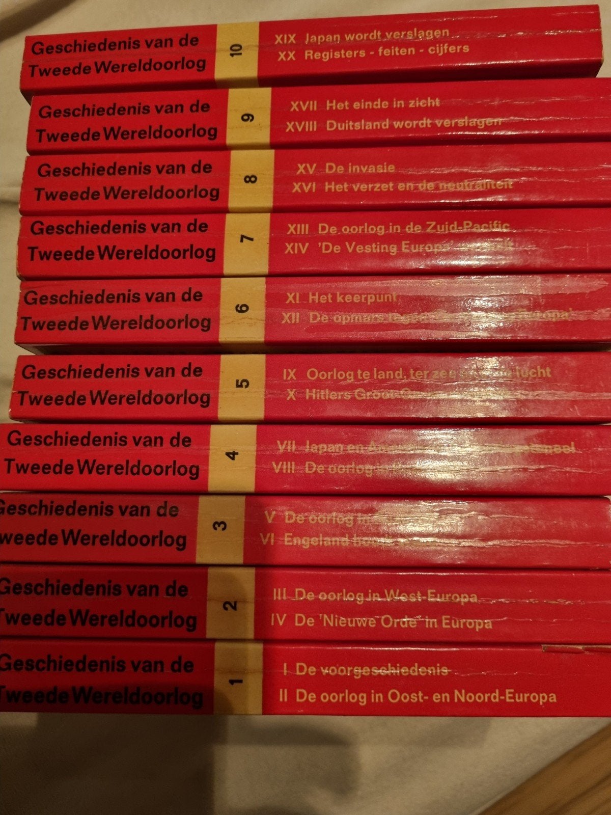 Geschiedenis van de Tweede Wereldoorlog 8 foto's en document, Ophalen of Verzenden, Algemeen, Mr. G.B.J. Hiltermann, Tweede Wereldoorlog