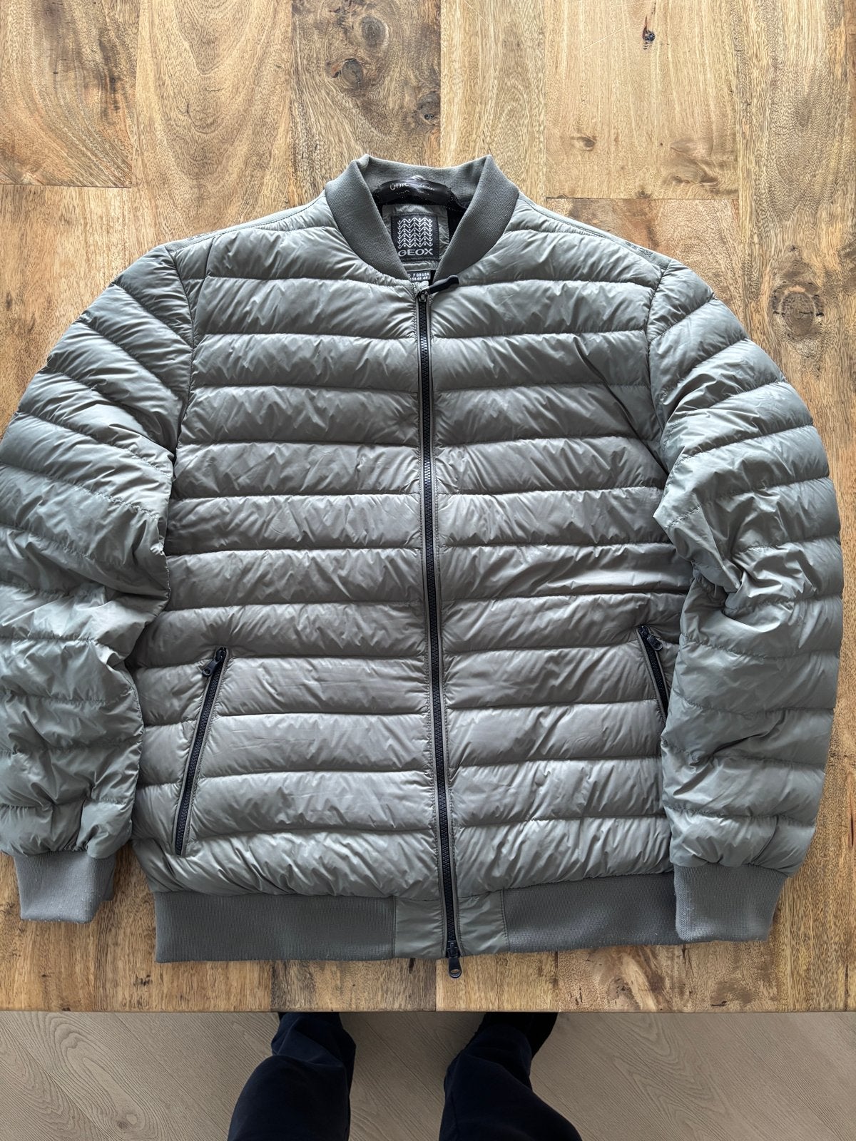 Geox donsjack maat 56, Ophalen of Verzenden, Zo goed als nieuw, Maat 56/58 (XL), Grijs