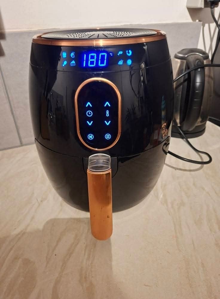 Berlinger Haus Airfryer Zwart/Rosé, Witgoed en Apparatuur, Ophalen of Verzenden, Zo goed als nieuw, Airfryer, 1000 t/m 1499 gram