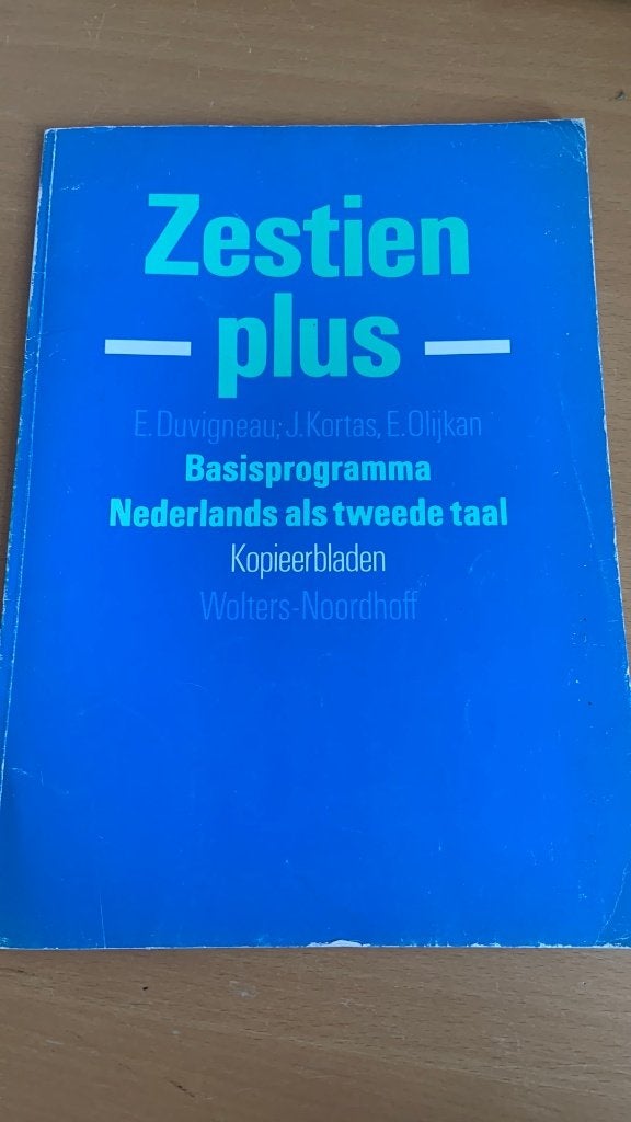 Zestien plus - basisprogramma Nederlands als tweede taal -, Boeken, Studieboeken en Cursussen, Ophalen of Verzenden, Alpha, Zo goed als nieuw