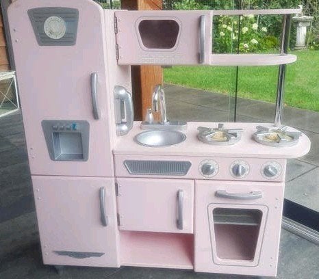 Roze Kids Kraft Speel Keukentje maar € 75,-, Ophalen, Zo goed als nieuw, Hout, Speelkeuken