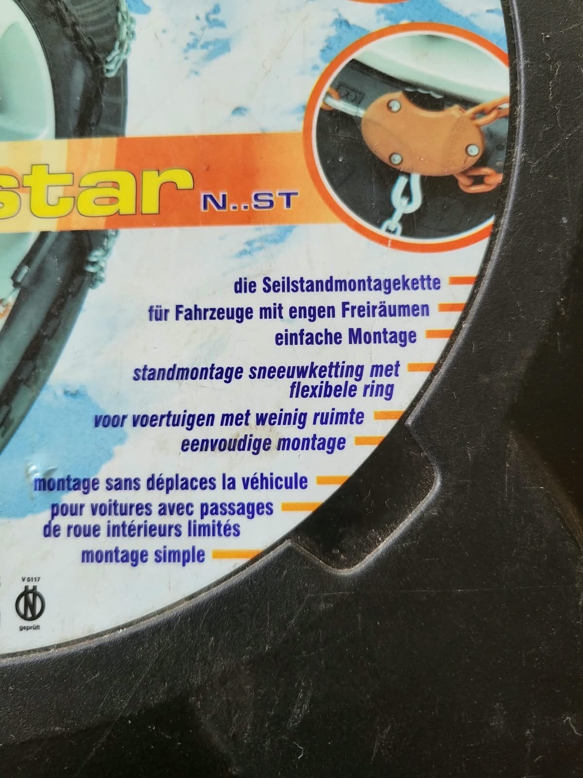 Sneeuwkettingen, Auto diversen, Ophalen of Verzenden, Zo goed als nieuw