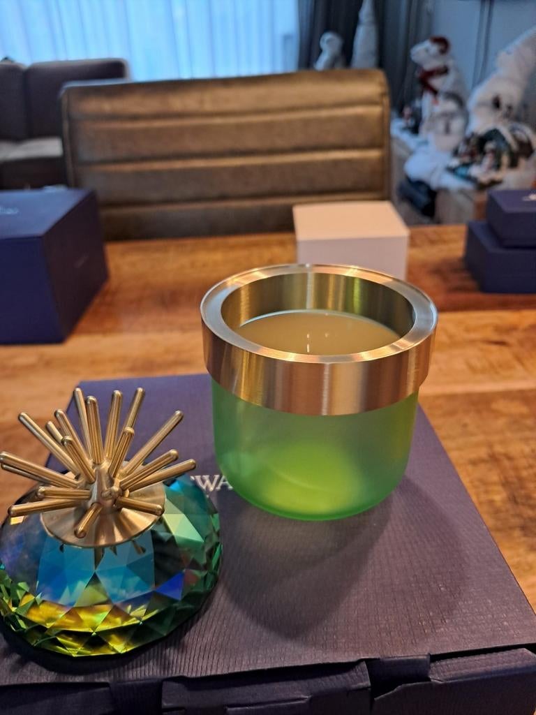 Swarovski Jungle Beats Ananas Kandelaar Nieuw in Doos, Ophalen of Verzenden, Nieuw, Huisaccessoire