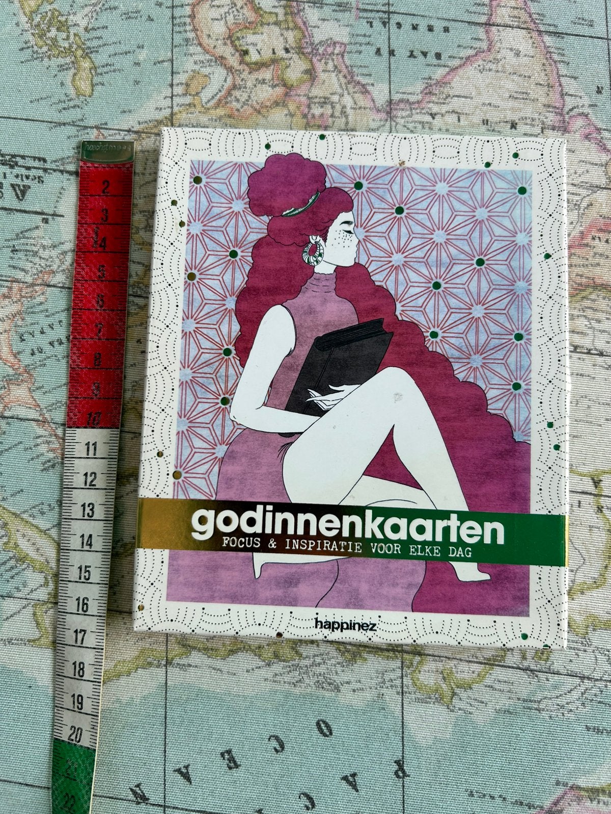 Doosje met godinnen kaarten Happinez, Ophalen of Verzenden, Tarot of Kaarten leggen, Overige typen