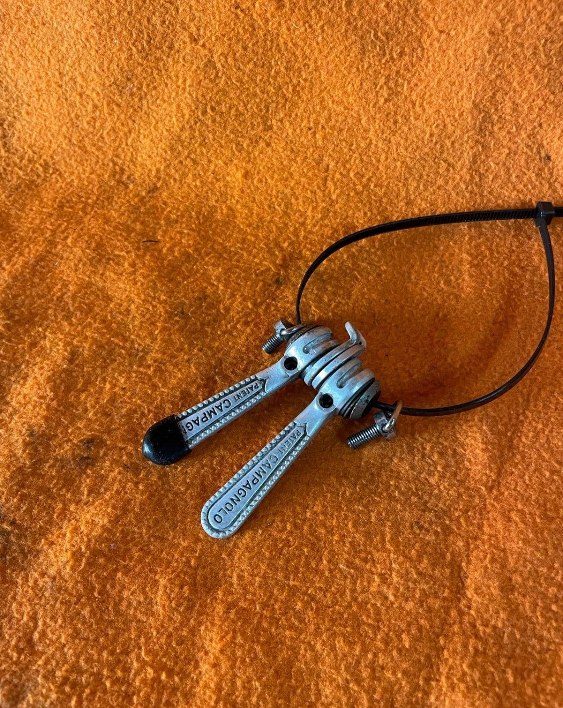 Campagnolo Super Record Shifters - Vintage Racefiets Onderde, Fietsen en Brommers, Gebruikt, Verzenden, Derailleur of Ketting