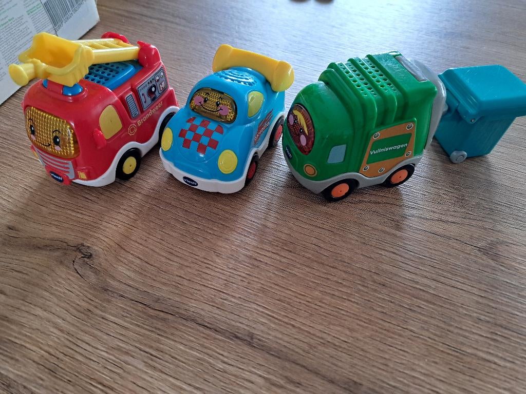 3 Toettoet auto's, Kinderen en Baby's, Speelgoed | Vtech, Ophalen of Verzenden, Zo goed als nieuw, 6 maanden tot 2 jaar