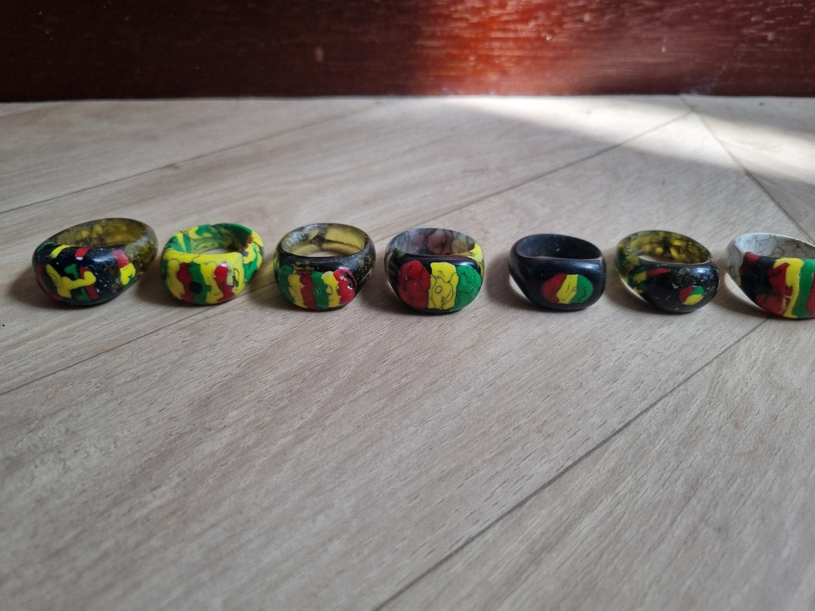 Rasta ringen, Overige materialen, Zwart, Nieuw, Ophalen of Verzenden