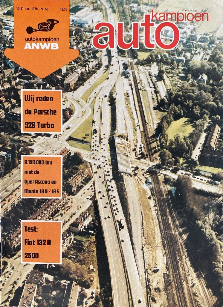 Autokampioen ANWB - Porsche 928 Turbo, Opel, Fiat, Gelezen, ANWB, Ophalen of Verzenden, Porsche