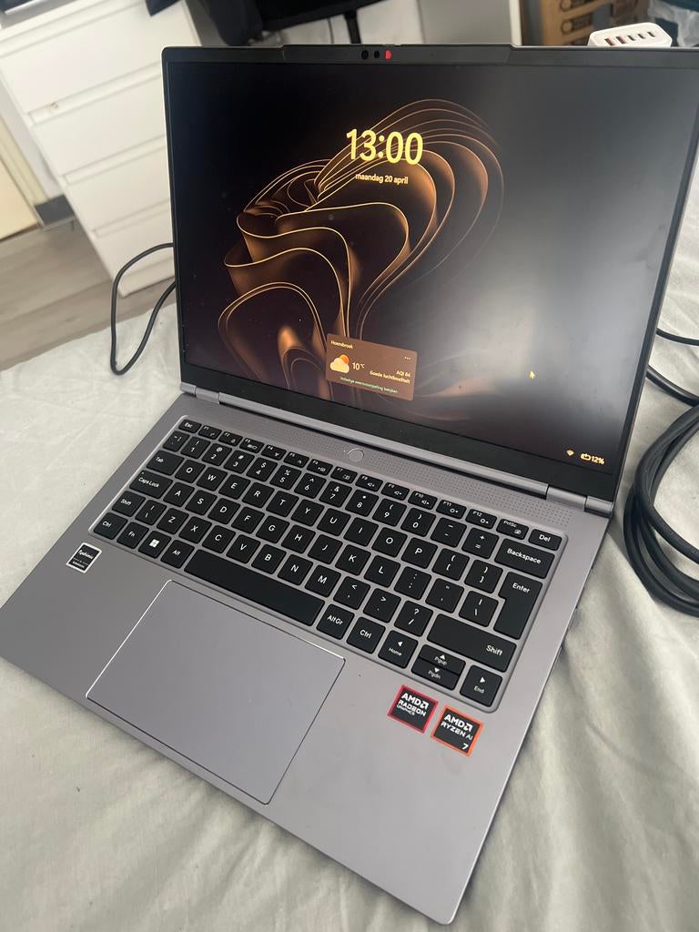 TongFang GX5 15.3" Metal Ultrabook - Ryzen 7, Radeon, Win 11, Gebruikt, Met videokaart, 2 tot 3 Ghz, 15 inch