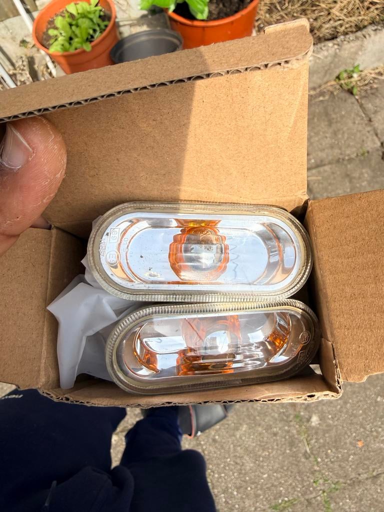 Originele Mini Cooper Clubman R55 Knipperlichtkapjes, Auto-onderdelen, Ophalen of Verzenden, Gebruikt, Mini