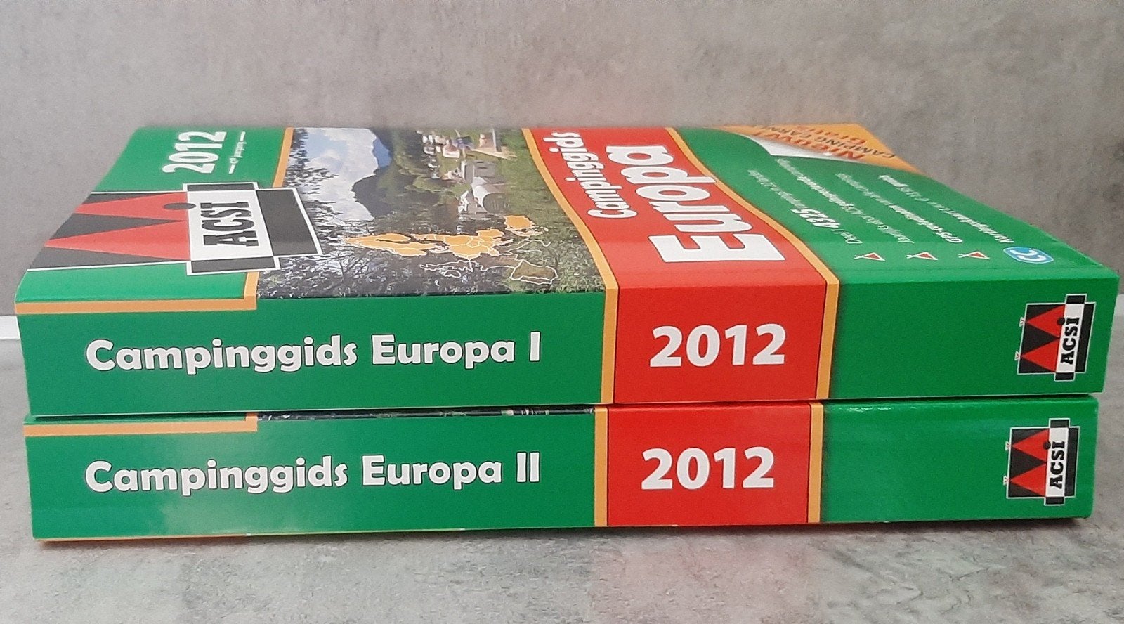 Campinggids Europa I en II ACSI 2012,zie verder beschrijving, Overige merken, Europa, Ophalen of Verzenden, Zo goed als nieuw