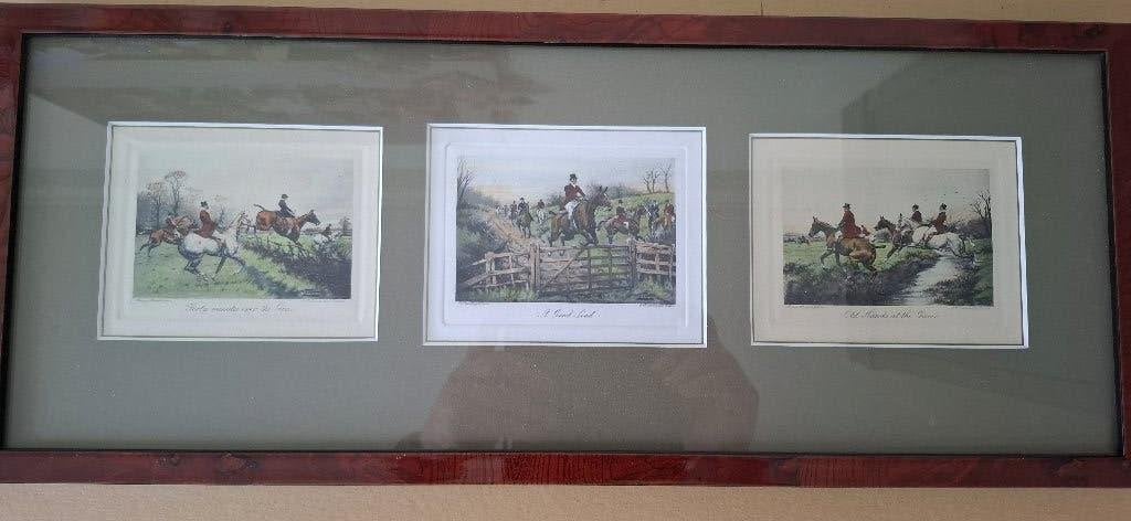 Klassieke Engelse Jachttaferelen, Ophalen, Origineel, 23 cm, Landschap