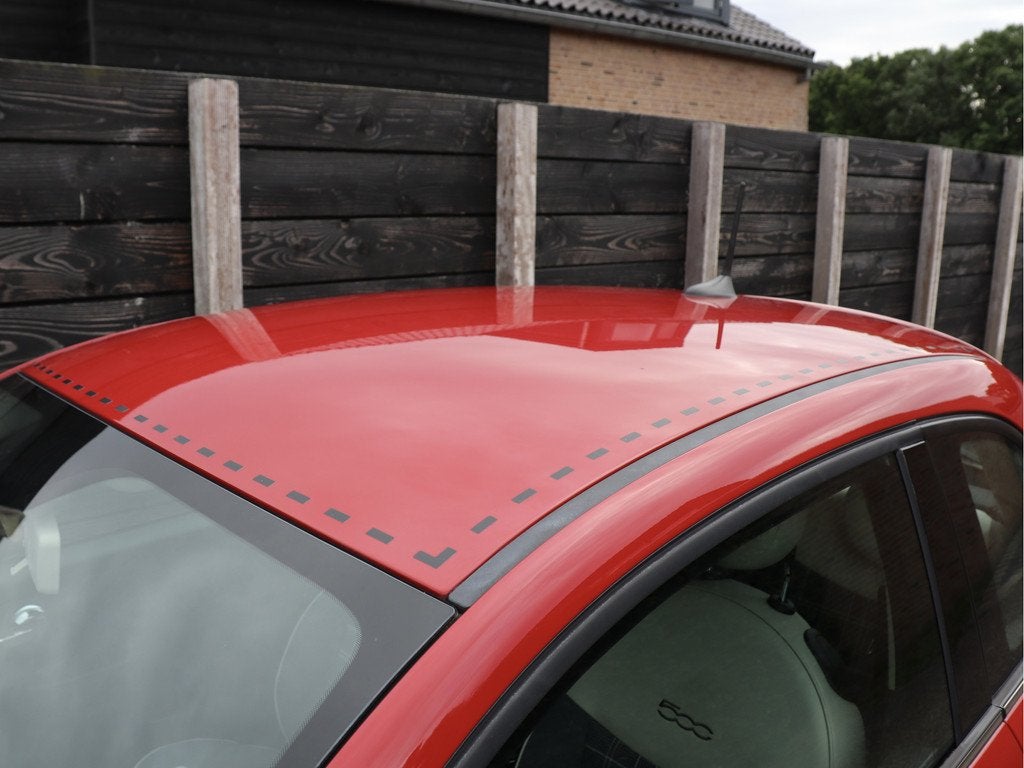 Fiat 500 1.2 Lounge 4 cil. | 2 tone | UNIEK! (bj 2016), Stof, Gebruikt, 4 cilinders, 840 kg