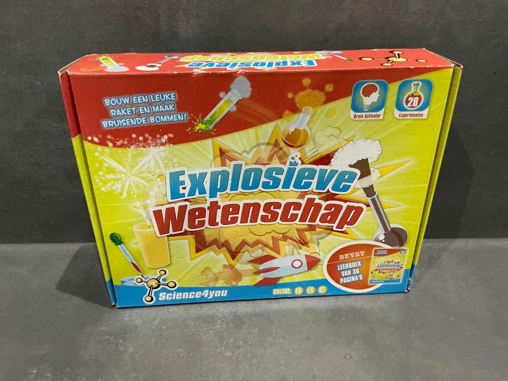 Explosieve Wetenschap – Science4you Experimenteerdoos, Ophalen of Verzenden, Zo goed als nieuw