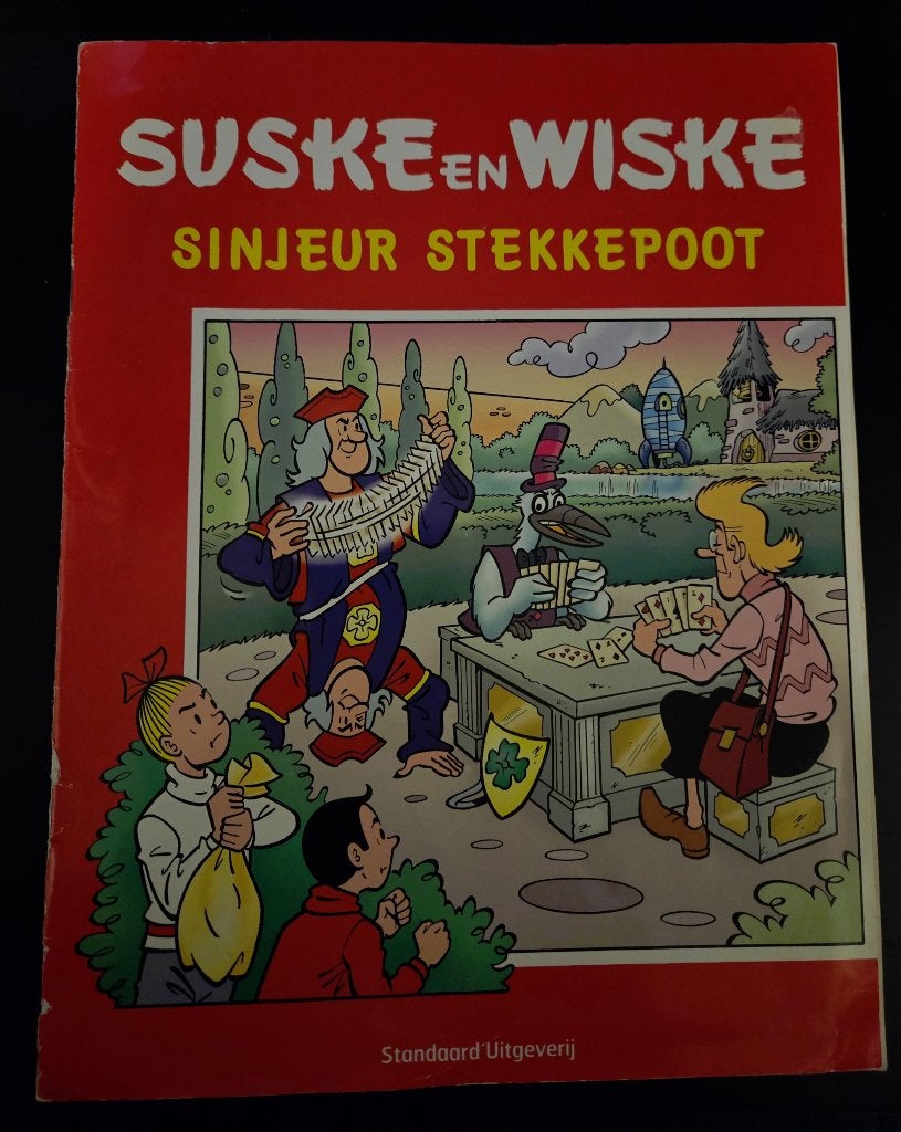 Suske en Wiske - Sinjeur Stekkepoot (stickerboek), W. Vandersteen, Eén stripboek, Ophalen of Verzenden, Zo goed als nieuw