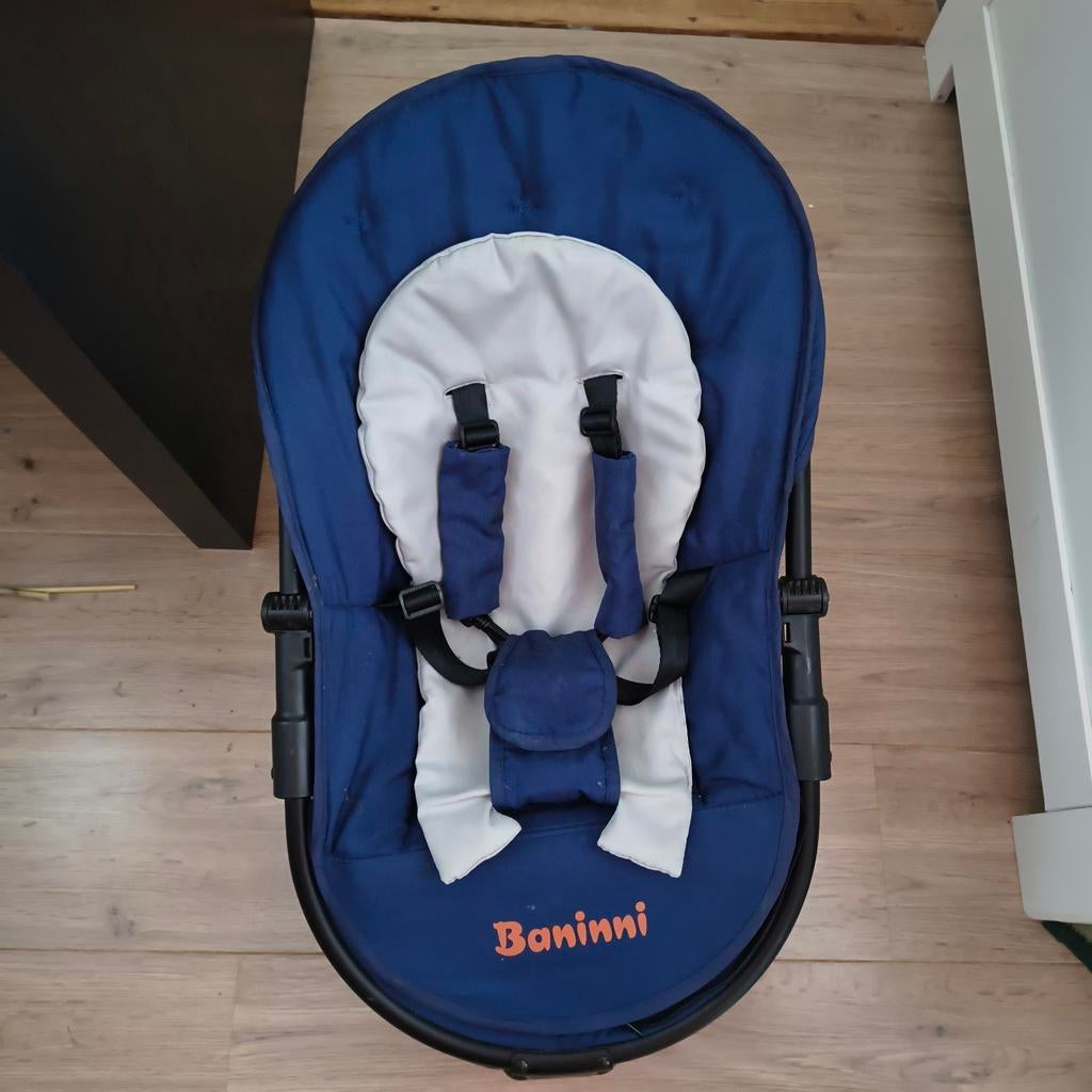Blauwe Baninni baby wipstoel, Ophalen