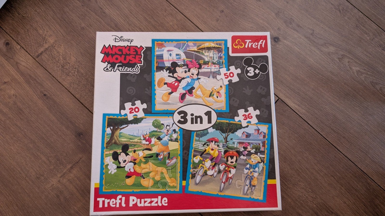 Kastopruiming! Puzzel Mickey Mouse, Ophalen, 10 tot 50 stukjes