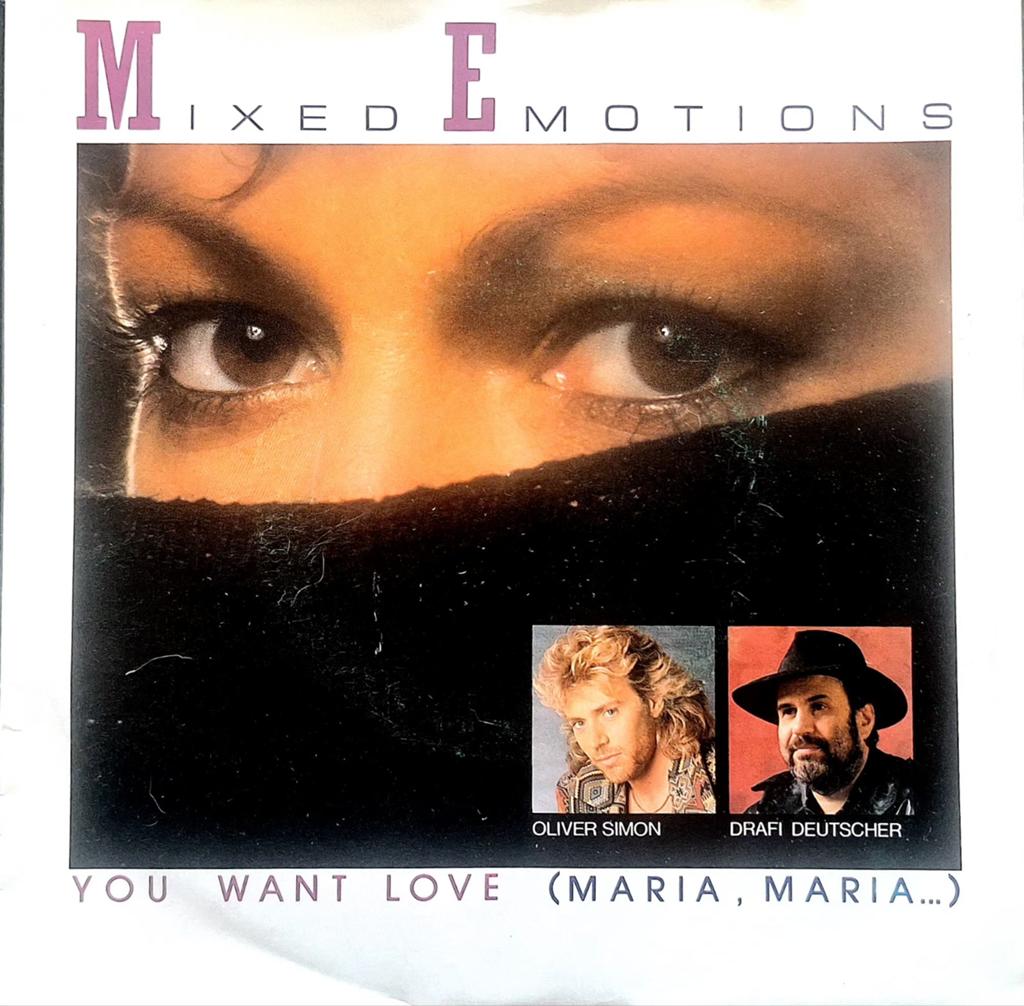 7"/SINGLE  MIXED EMOTIONS - You Want Love (Maria Maria), Cd's en Dvd's, Ophalen of Verzenden, Gebruikt, Pop