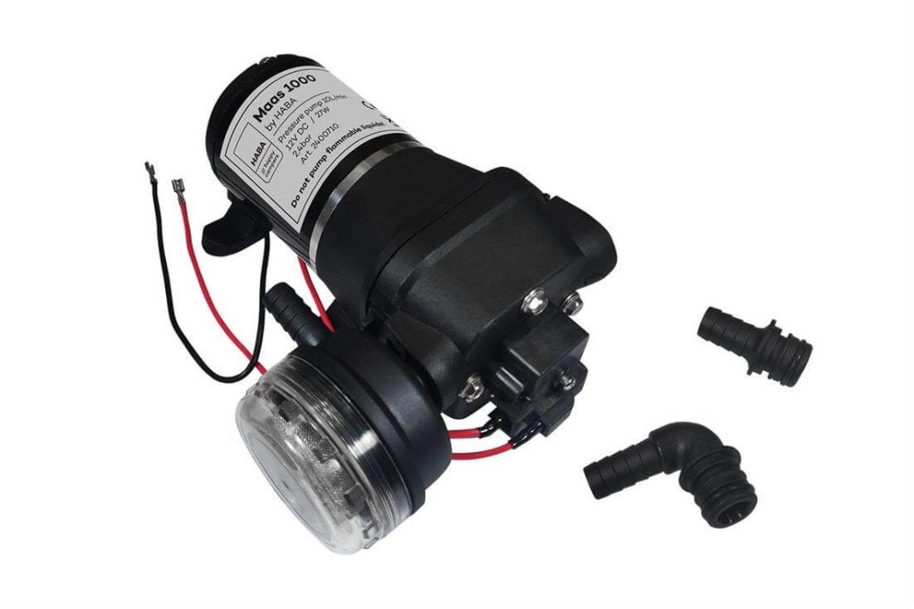 Maas 700 Drukpomp 12V – 7 Liter/min – 2,4 Bar – Waterpomp, Buurserstraat 15 A, 7481 EG,Haaksbergen, Ophalen of Verzenden, Info@123CamperOnderdelen.nl