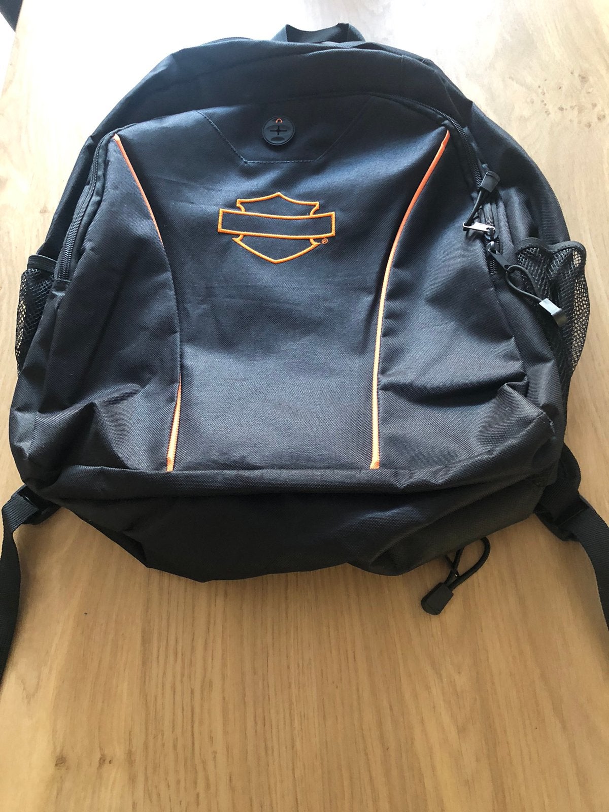 Harley davidson rugzak met sleutelhanger en ledlampjr, Ophalen of Verzenden, Zo goed als nieuw