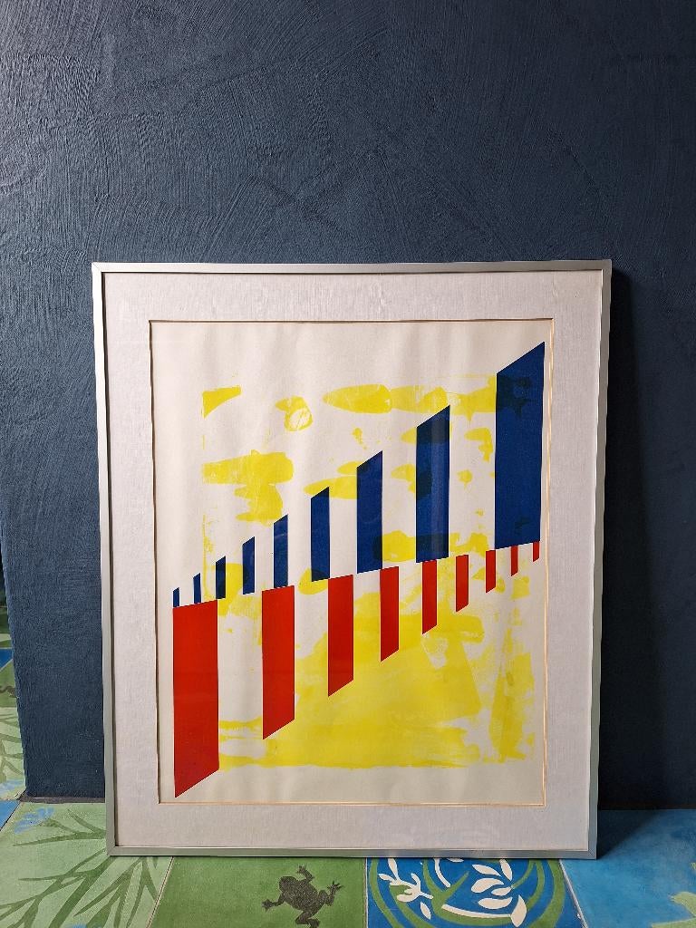 Zeefdruk in frisse, primaire kleuren - set van 3., Ophalen