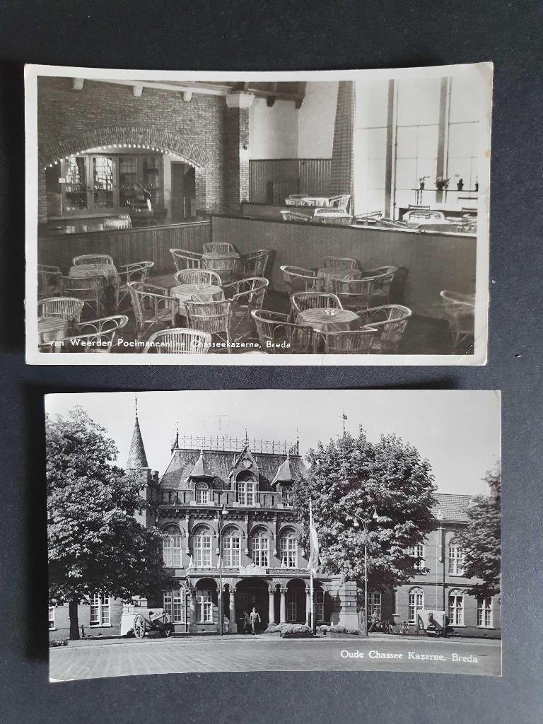 Ansicht BREDA chassee kazerne (2x) Interieur Zeldzaam, Ophalen of Verzenden, Voor 1920, Noord-Brabant