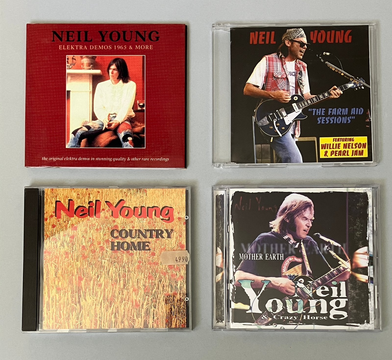 4 x Neil Young (unieke CD's), Cd's en Dvd's, Ophalen of Verzenden, Zo goed als nieuw, Poprock