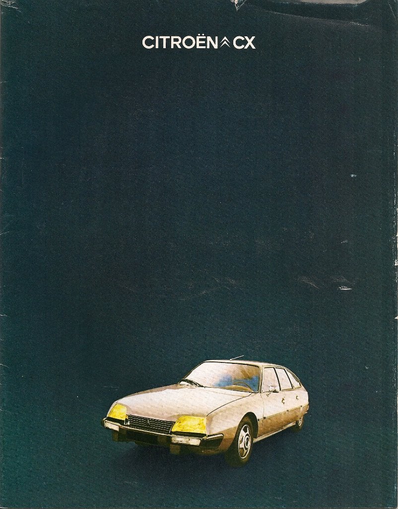 Folder Citroën CX, augustus 1976 (21x27 cm.), Ophalen of Verzenden, Nieuw, Citroën