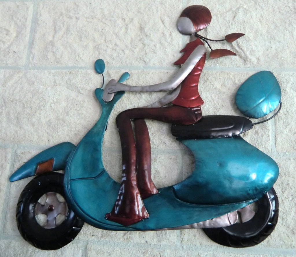 Scooter - wanddeco, Niet ingevuld, Niet ingevuld, Niet ingevuld