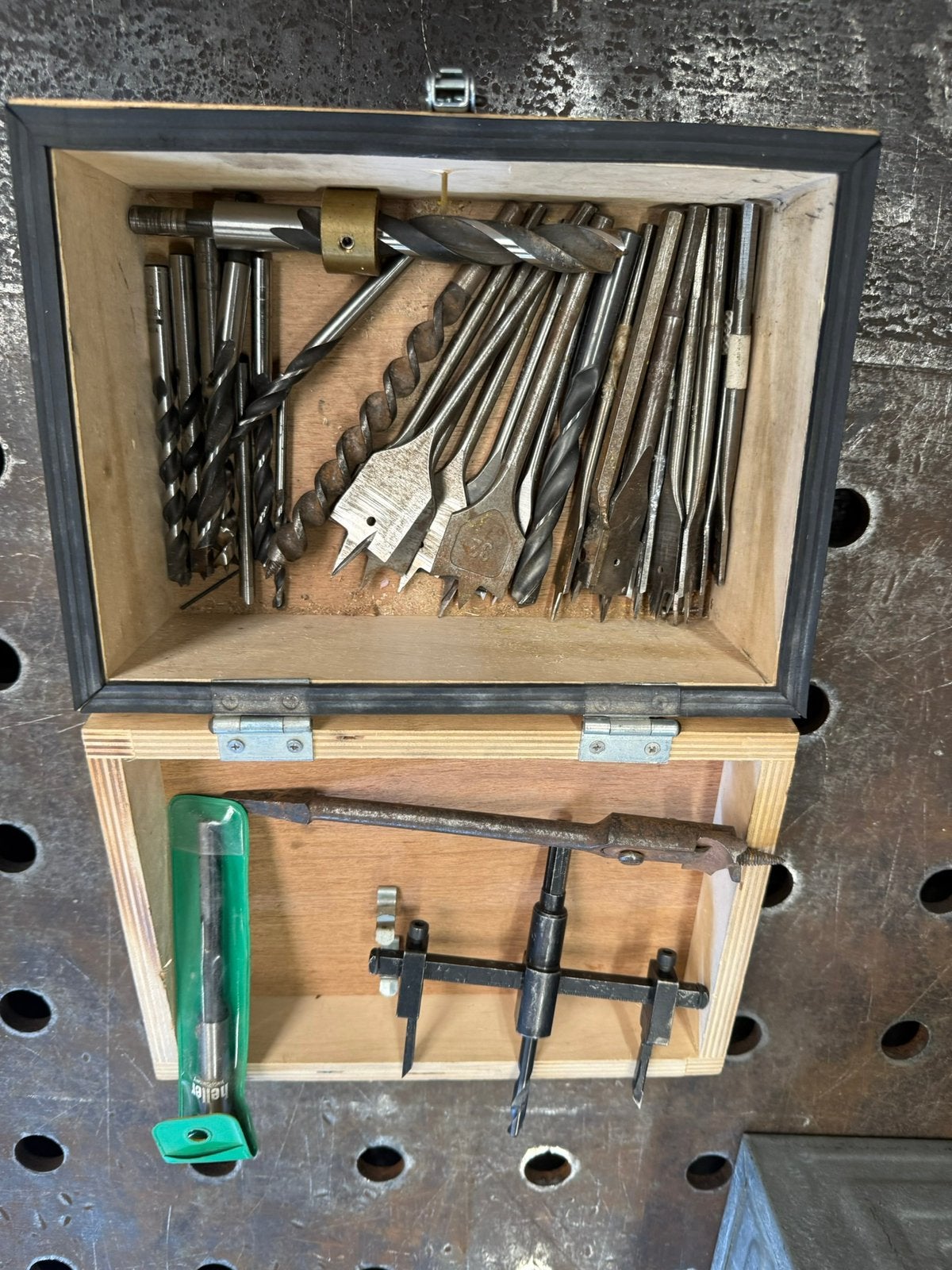 Houtboren speedboren bitjes verzinkboren, Gebruikt, Overige typen, Ophalen of Verzenden, W