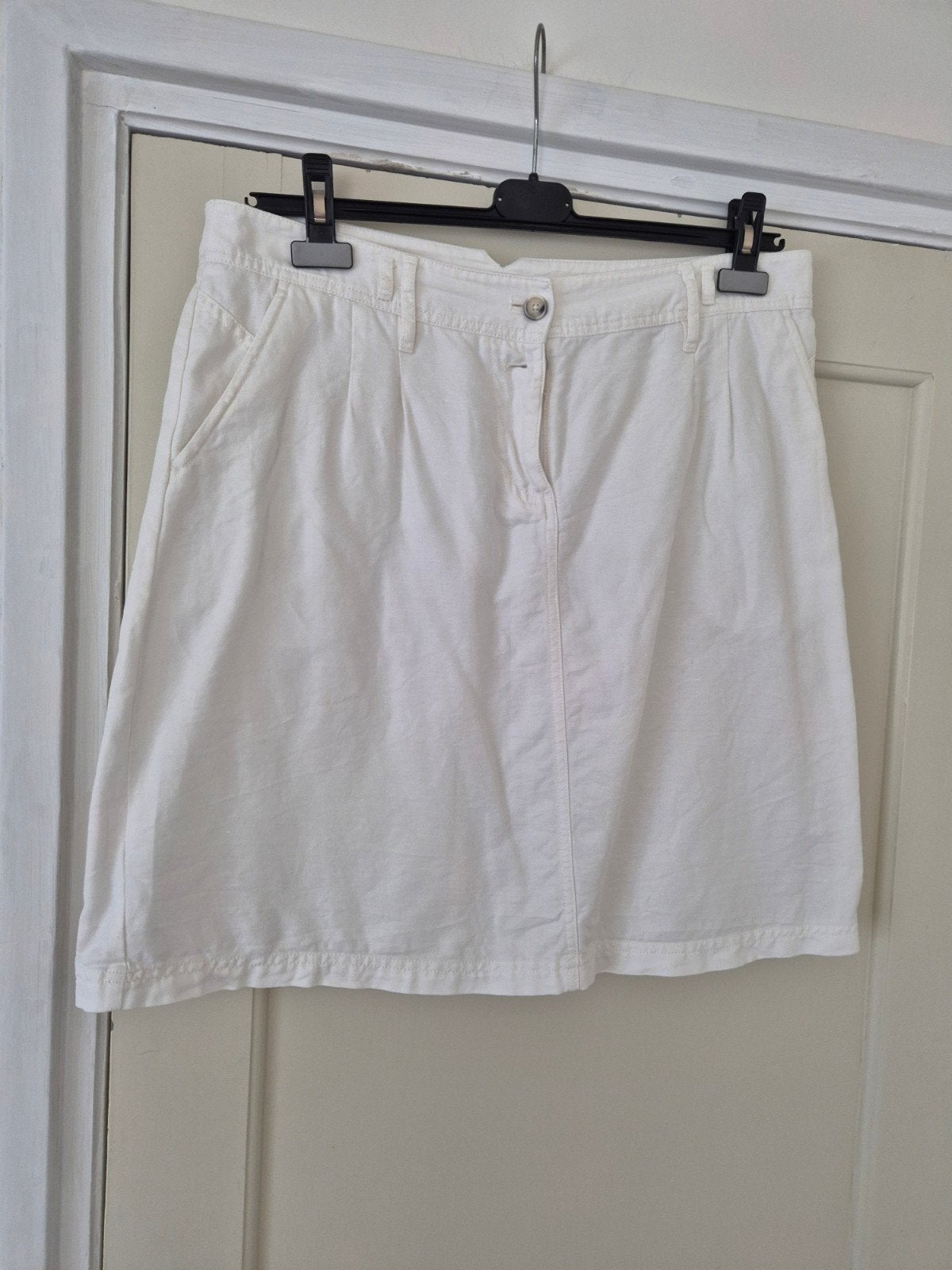 Witte rok van opus maat 42. 50% katoen en 50% linnen, Kleding | Dames, Wit, Maat 42/44 (L), Ophalen of Verzenden, Zo goed als nieuw