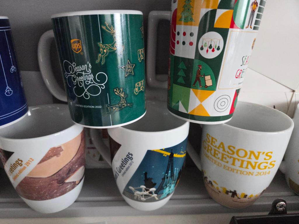Leuke kerstmokken van Ups, Ophalen of Verzenden, Nieuw