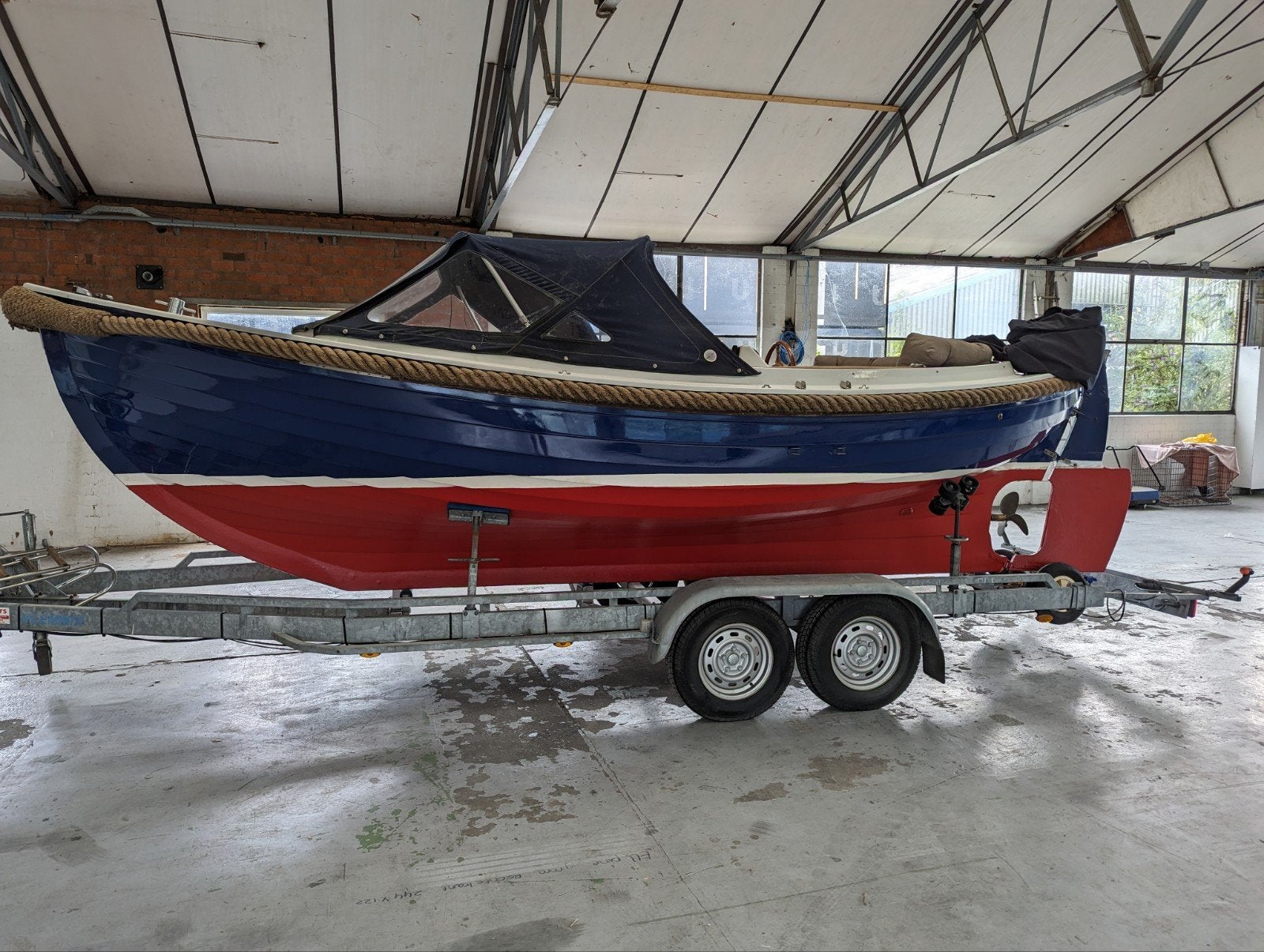 Arie Wiegman 21 sloep Yanmar 18 pk 2-cilinder diesel AW21, Ophalen, Rondzit, Binnenboordmotor, Diesel