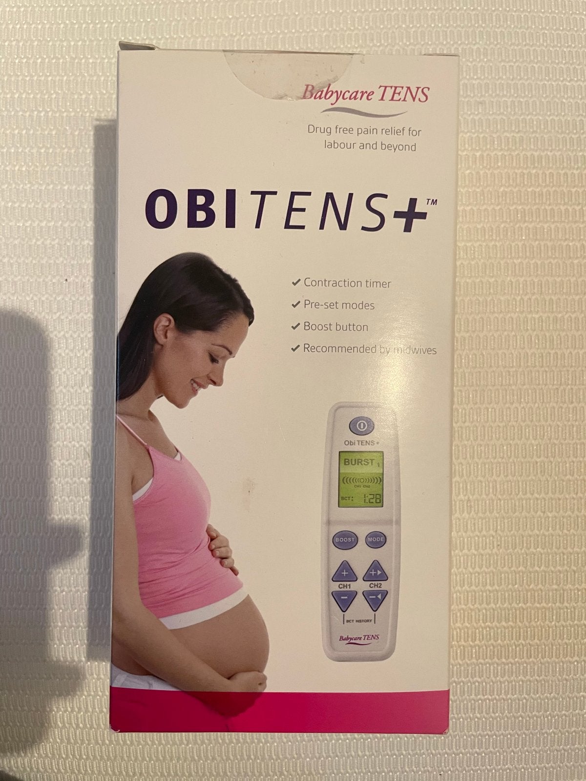 TENS OBITENS+ voor pijnverlichting tijdens bevallin, Kinderen en Baby's, Kinderspulletjes, Ophalen of Verzenden, Nieuw