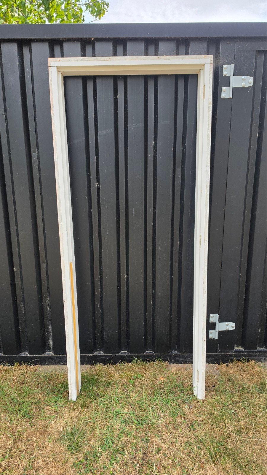 houten deurkozijn voor een binnendeur, Doe-het-zelf en Verbouw, Deuren en Horren, Ophalen, Gebruikt, 80 tot 100 cm, Binnendeur