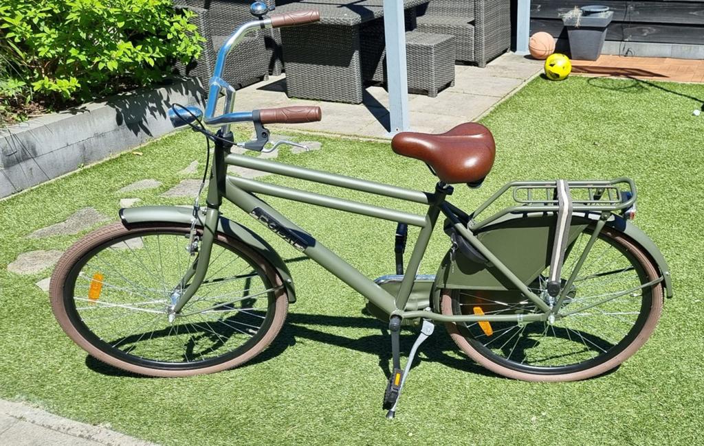Matte Green Dutch Bike, Fietsen en Brommers, Fietsen | Dames | Damesfietsen, Ophalen of Verzenden