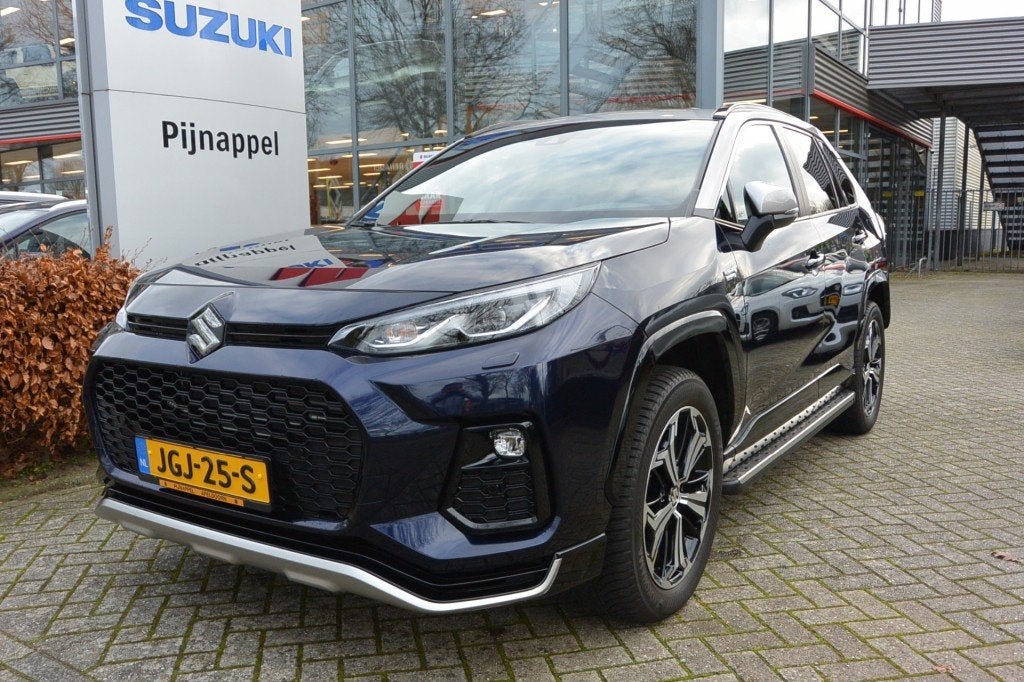Suzuki ACROSS 2.5 Stijl Plug inn Hybrid 4WD-Two-tone/Leder/T, Auto's, Automaat, Gebruikt, 4 cilinders, Blauw