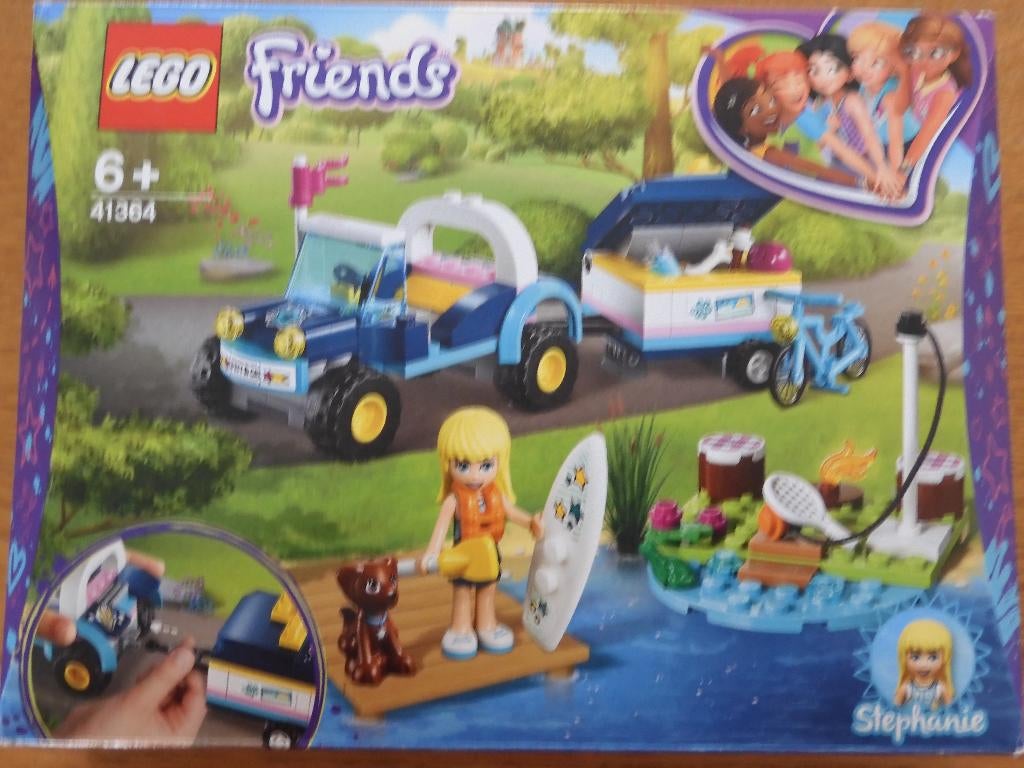 41364 LEGO Friends Stephanie's buggy en aanhanger, Ophalen of Verzenden, Gebruikt, Complete set, Lego