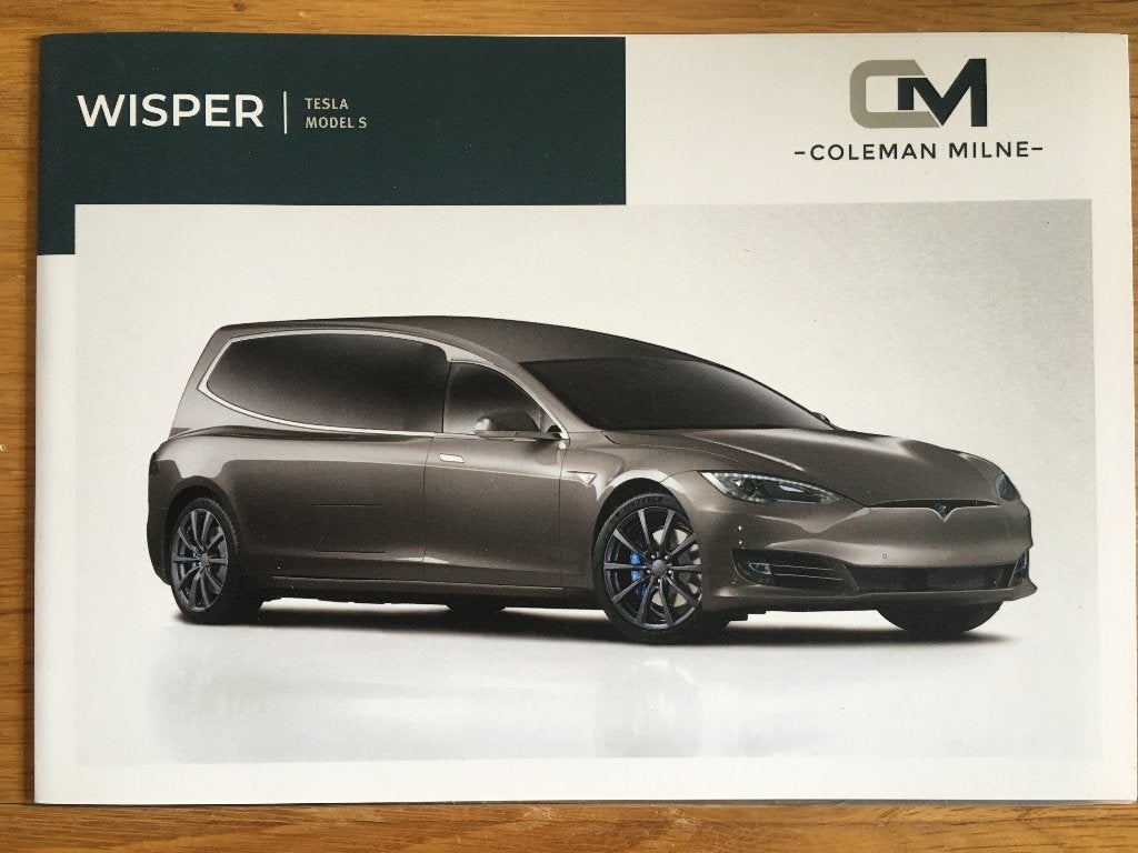 2x Coleman Milne brochures folders Tesla Mercedes Lijkwagens, Ophalen of Verzenden, Nieuw, Mercedes