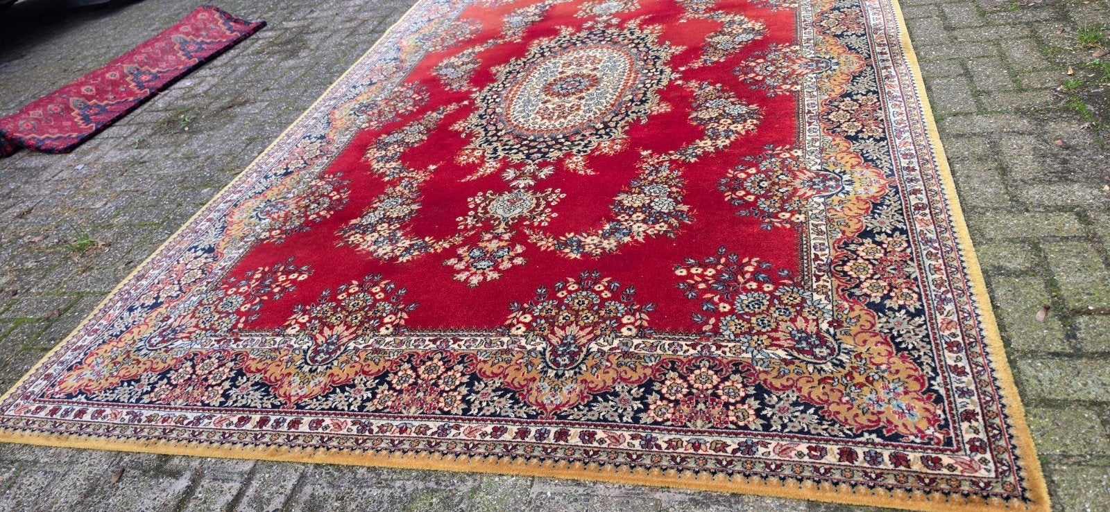 prachtig groot vintage Perzisch wollen tapijt 300x200!, Perzisch, 200 cm of meer, Ophalen of Verzenden, Zo goed als nieuw