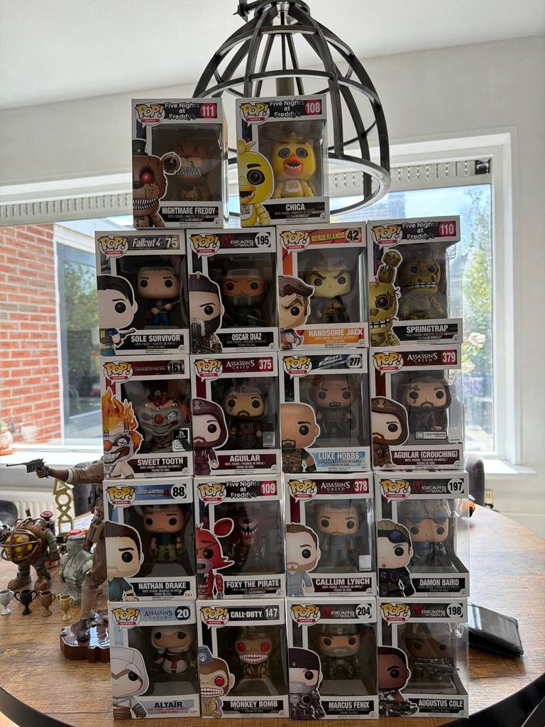 Grote collectie Funko Pop! figuren (diverse games), Ophalen, Zo goed als nieuw