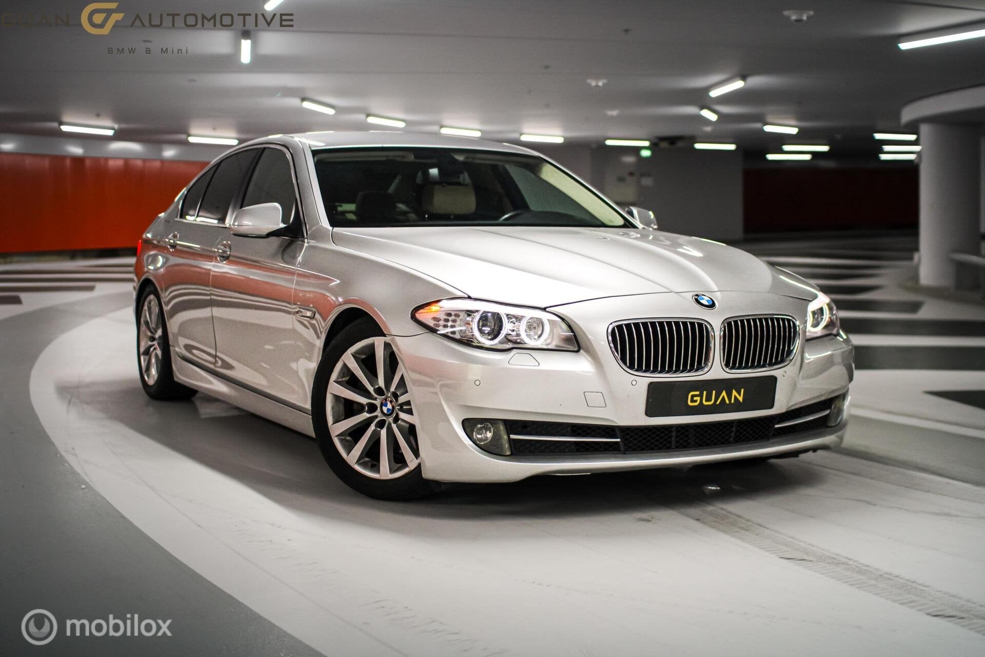 BMW 5-serie 528i High Executive, Auto's, Achterwielaandrijving, Beige, 258 pk, 2996 cc