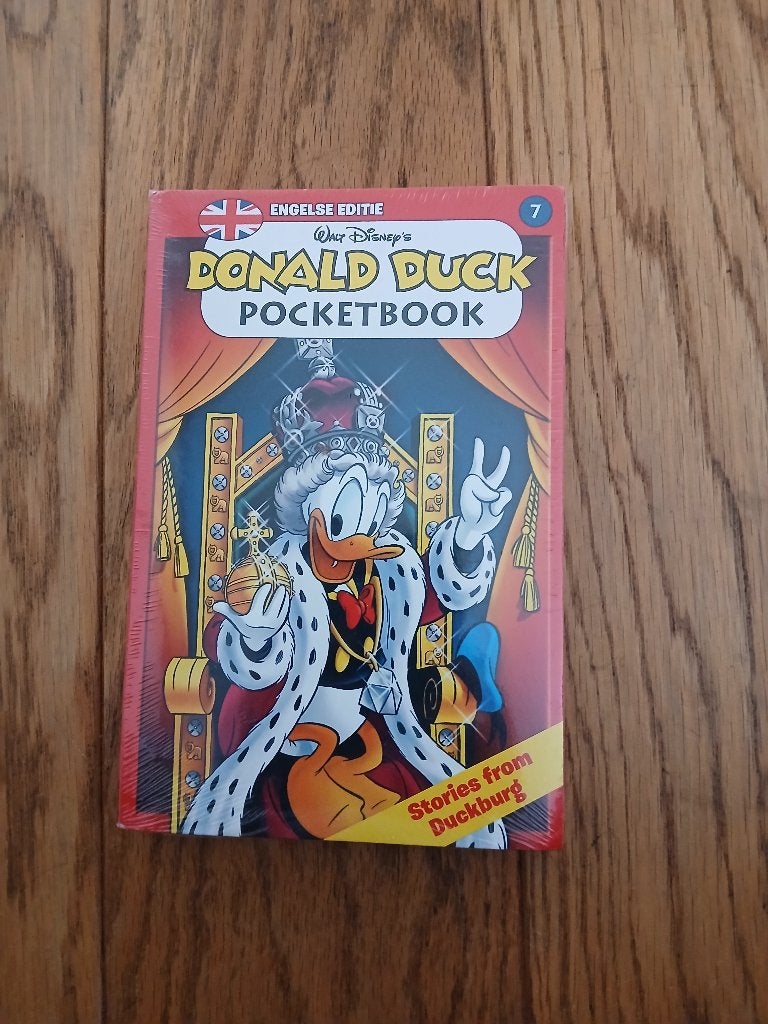 NIEUW in plastic Donald Duck Engelse editie no 7, Eén stripboek, Ophalen, Nieuw