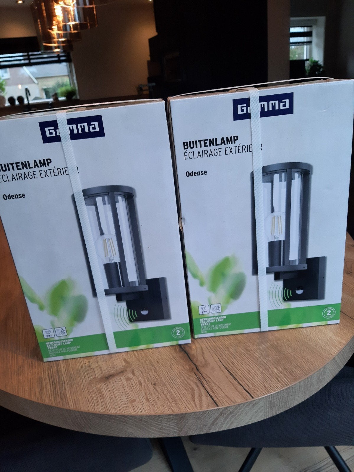 Buitenlamp op sensor - Gamma Odense wandlamp, Overige materialen, Wandlamp, Nieuw, Ophalen of Verzenden