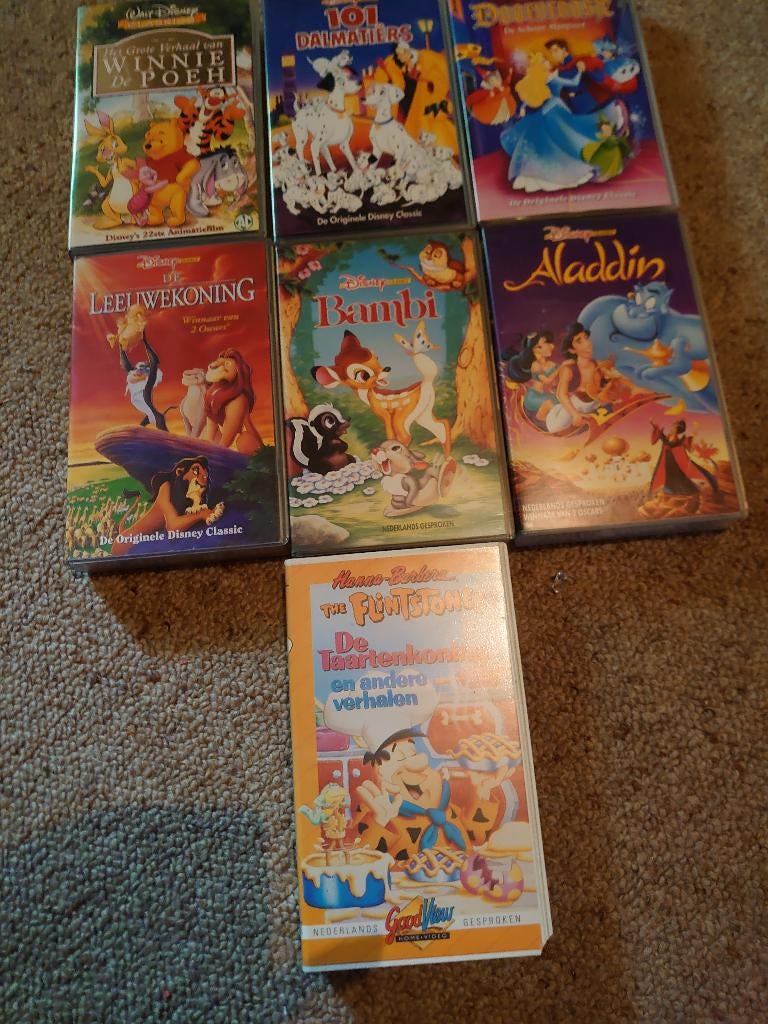 Videobanden Disney, Alle leeftijden, Ophalen, Gebruikt, Tekenfilm