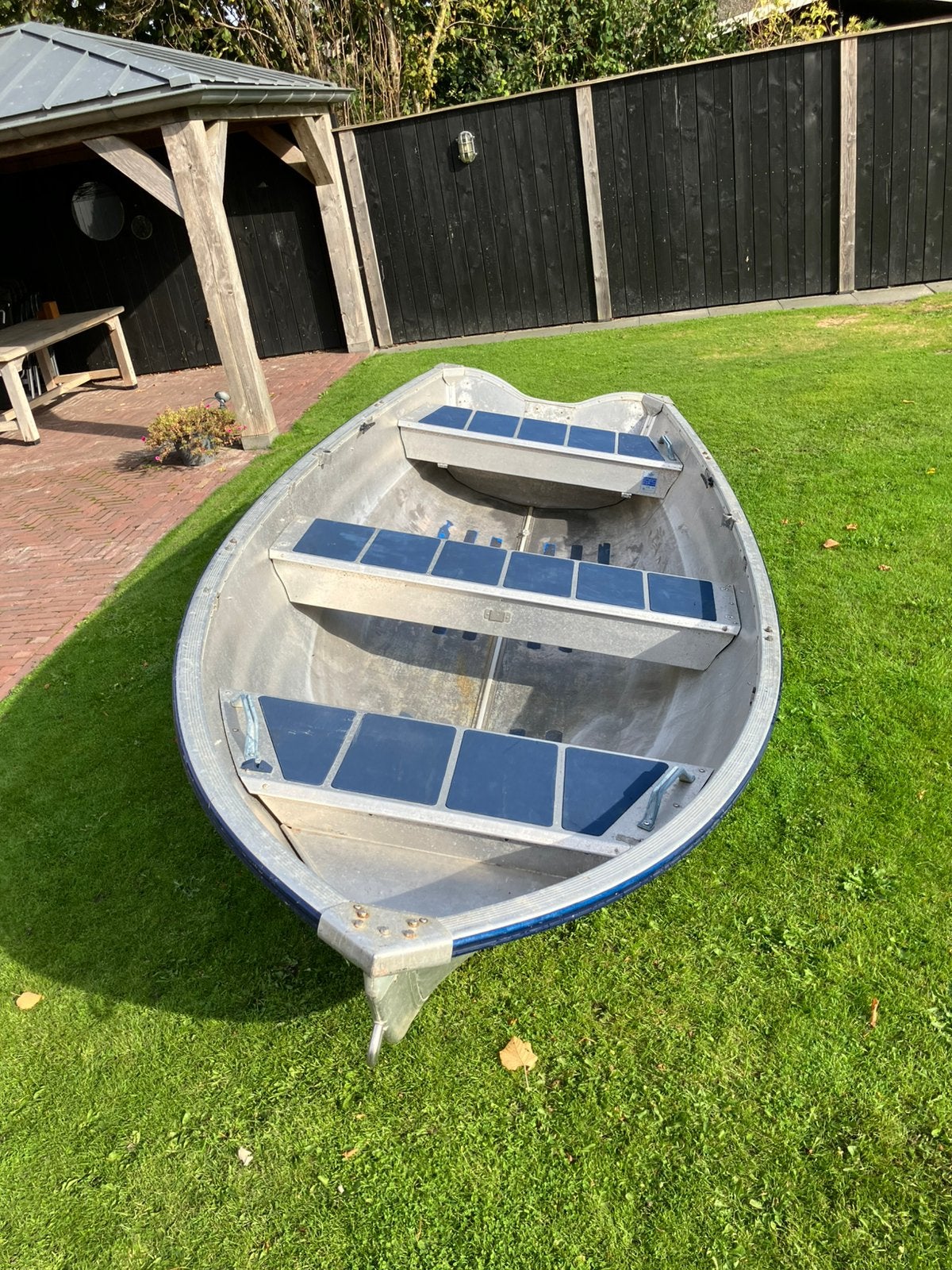 Aluminium boot linder 410, Ophalen, Gebruikt, Aluminium
