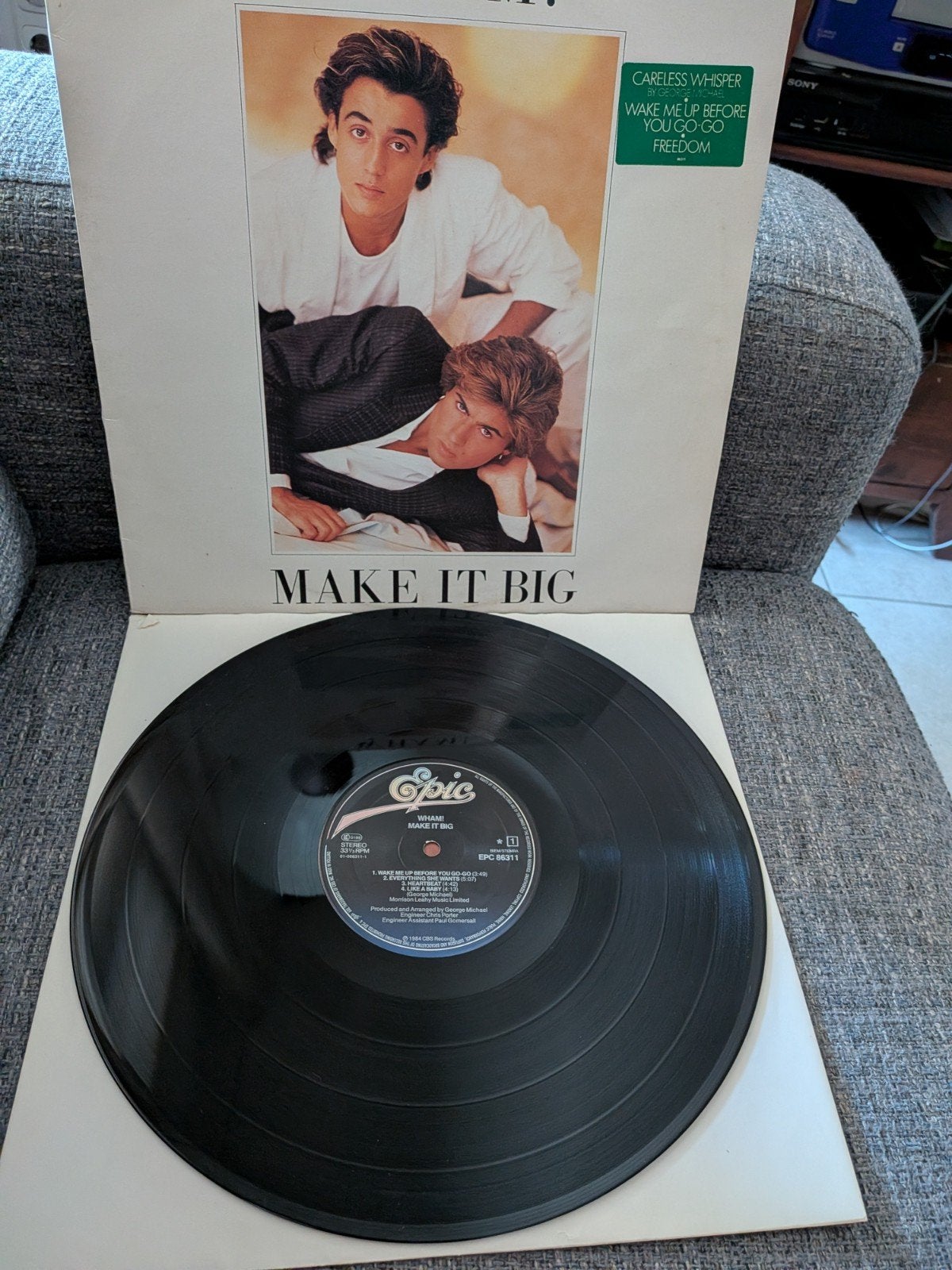 Wham LP Make it Big in nette staat 1984, Cd's en Dvd's, Vinyl | Pop, Ophalen of Verzenden, Gebruikt, 12 inch